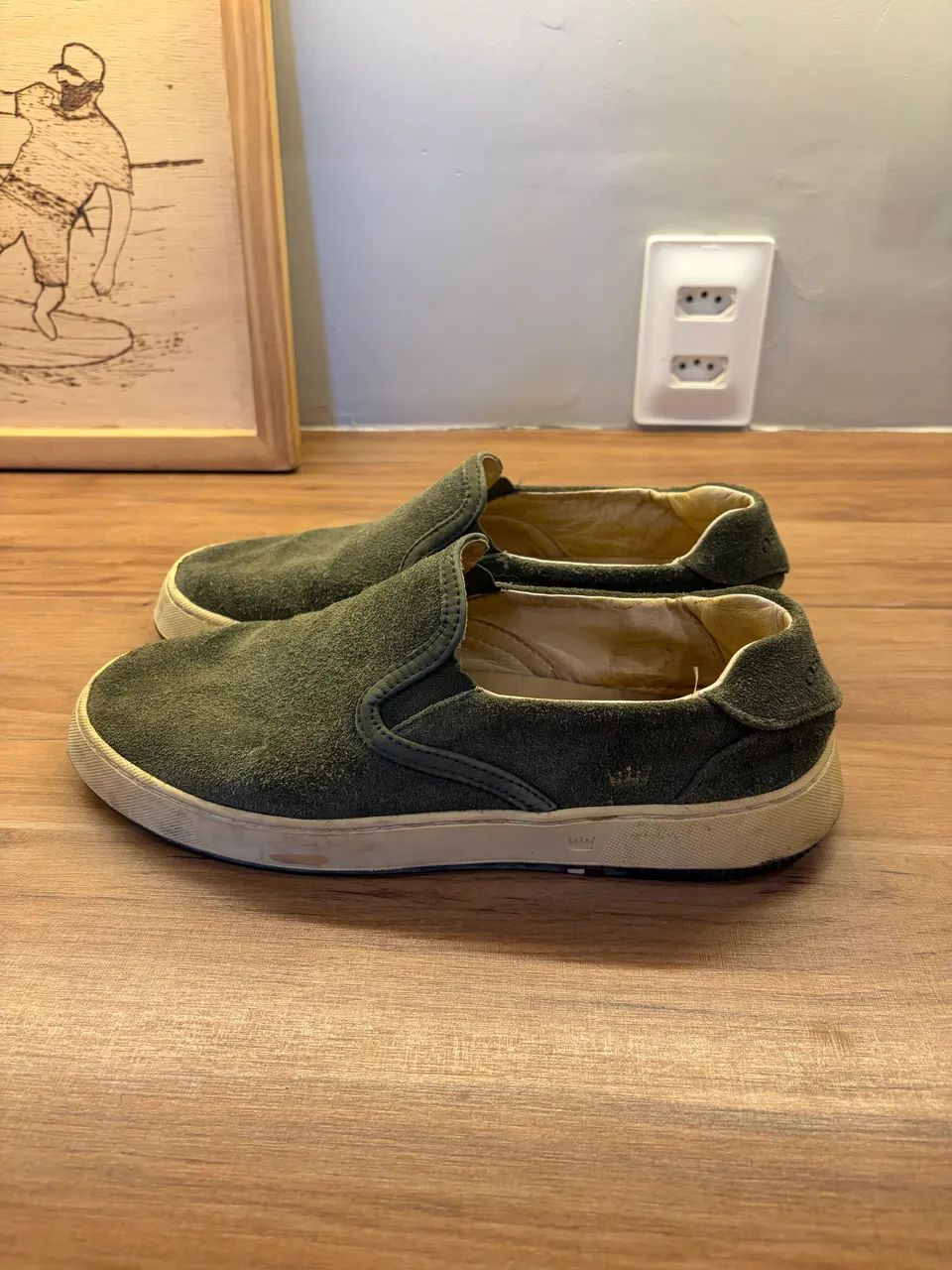 Sapato osklen verde - Foto 4