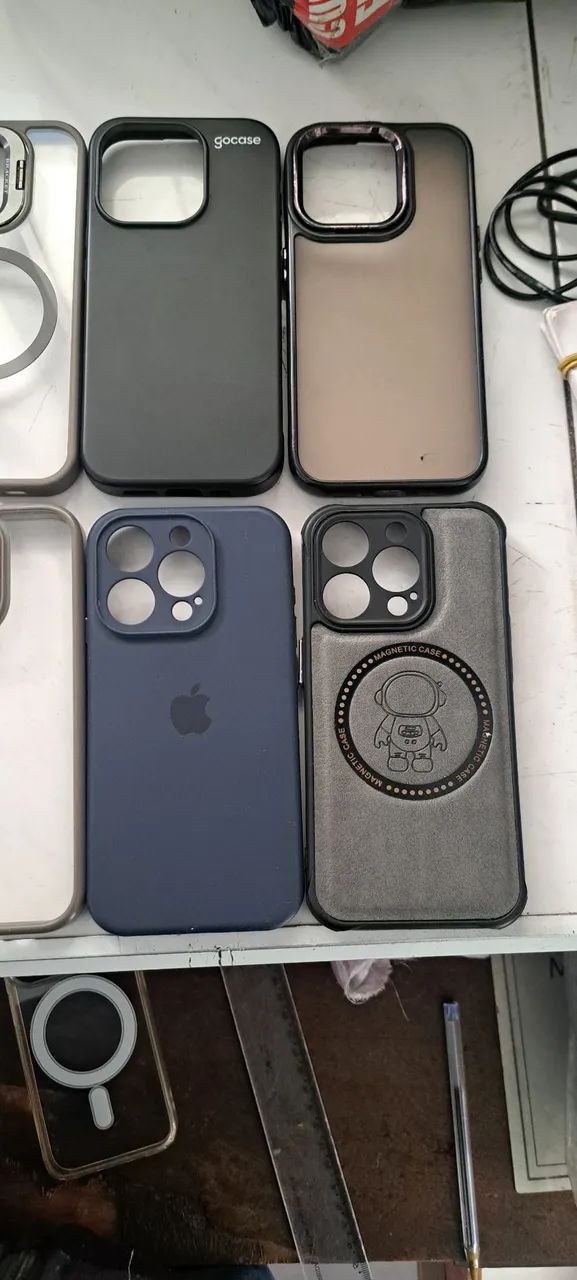 Capinhas de celulares iPhone.