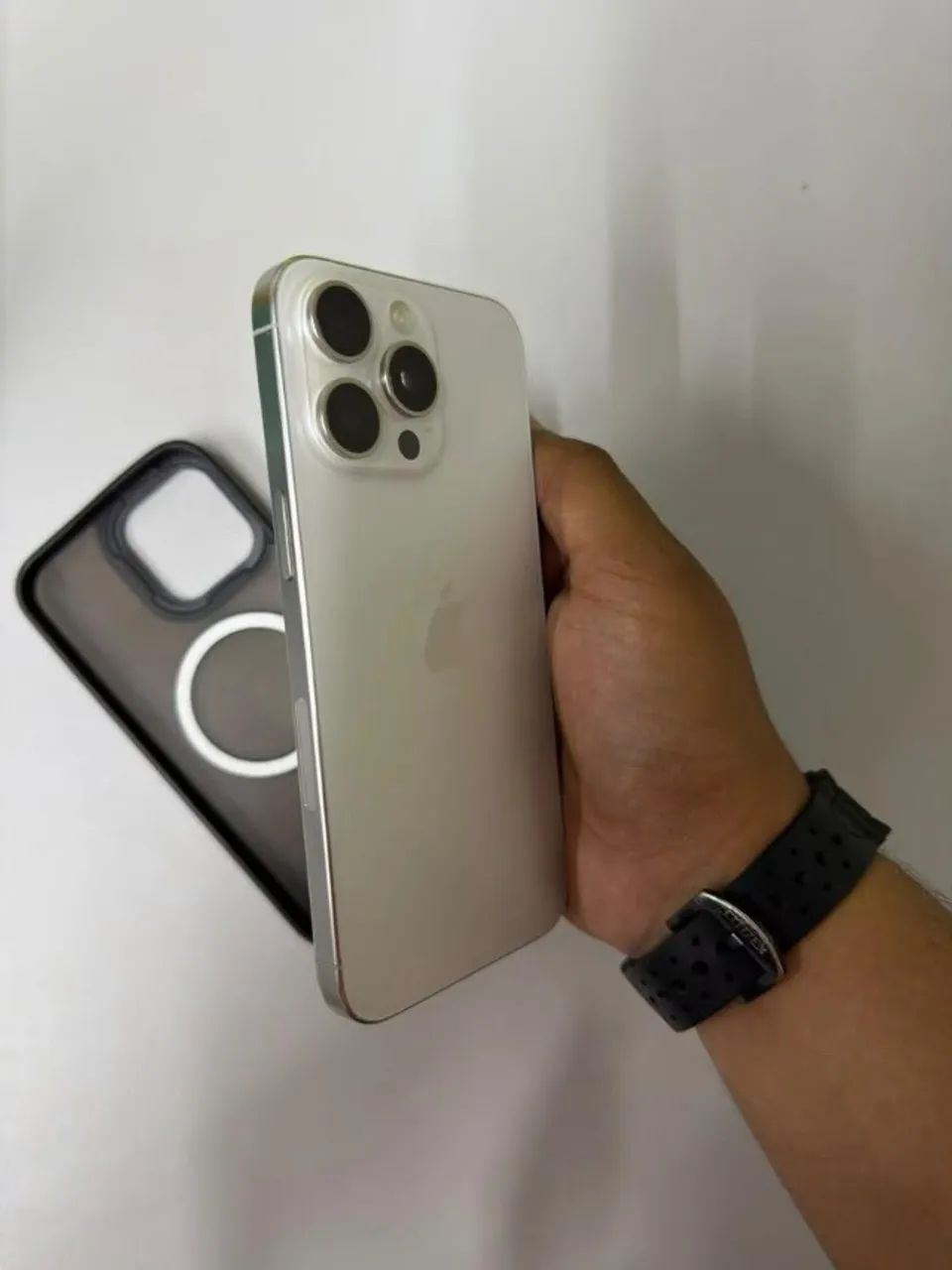 IPhone 15 Pro Max Branco 256GB. Ótimo estado, sem defeitos. - Foto 5