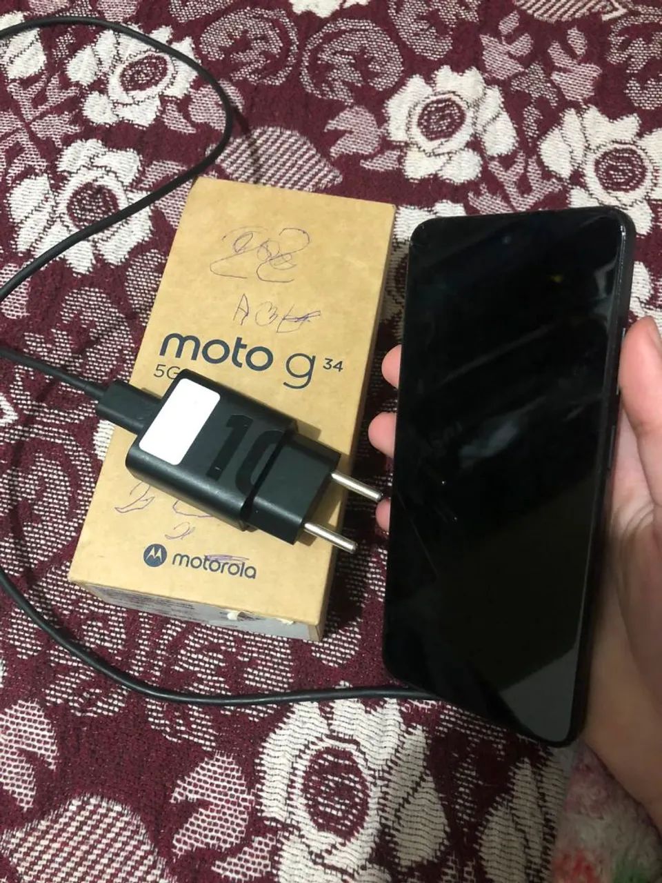 MOTO G34 5G COM DETALHES 