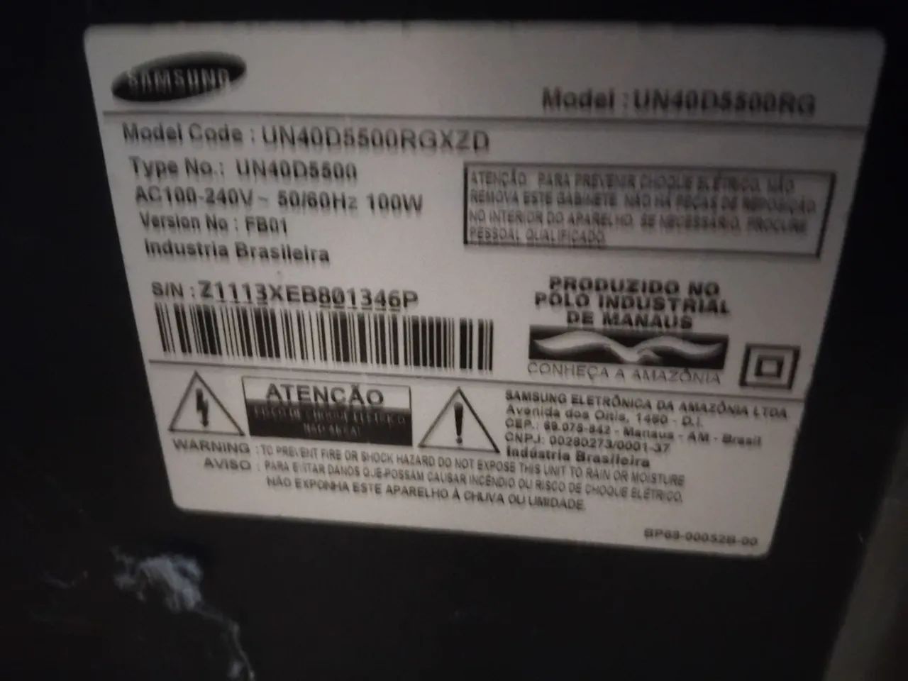 Vendo TV Samsung 40 polegadas  - Foto 3