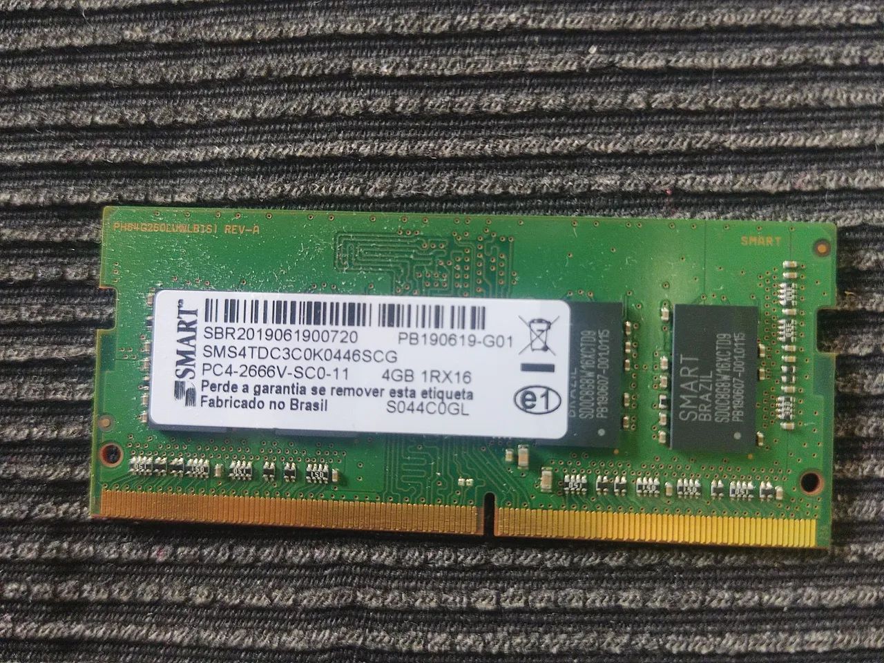 Memória RAM 4gb DDR4 (Notebook)