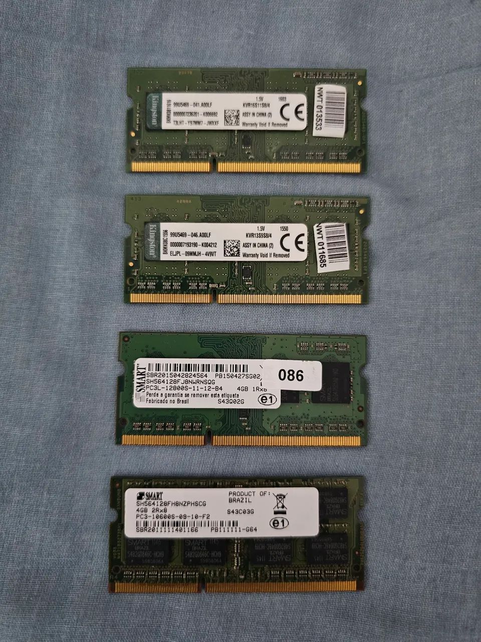 Memória 4gb ddr3 para notebook 