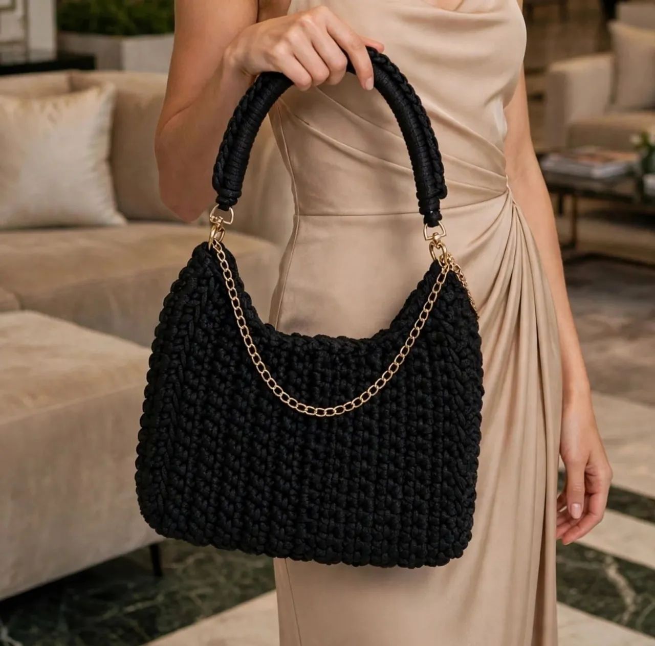 Bolsa de crochê  - Foto 5