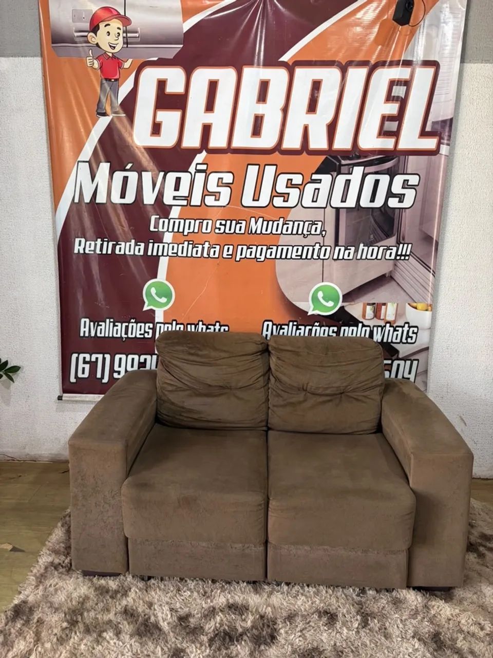 Sofa apenas retrátil ótimo estado - Foto 2