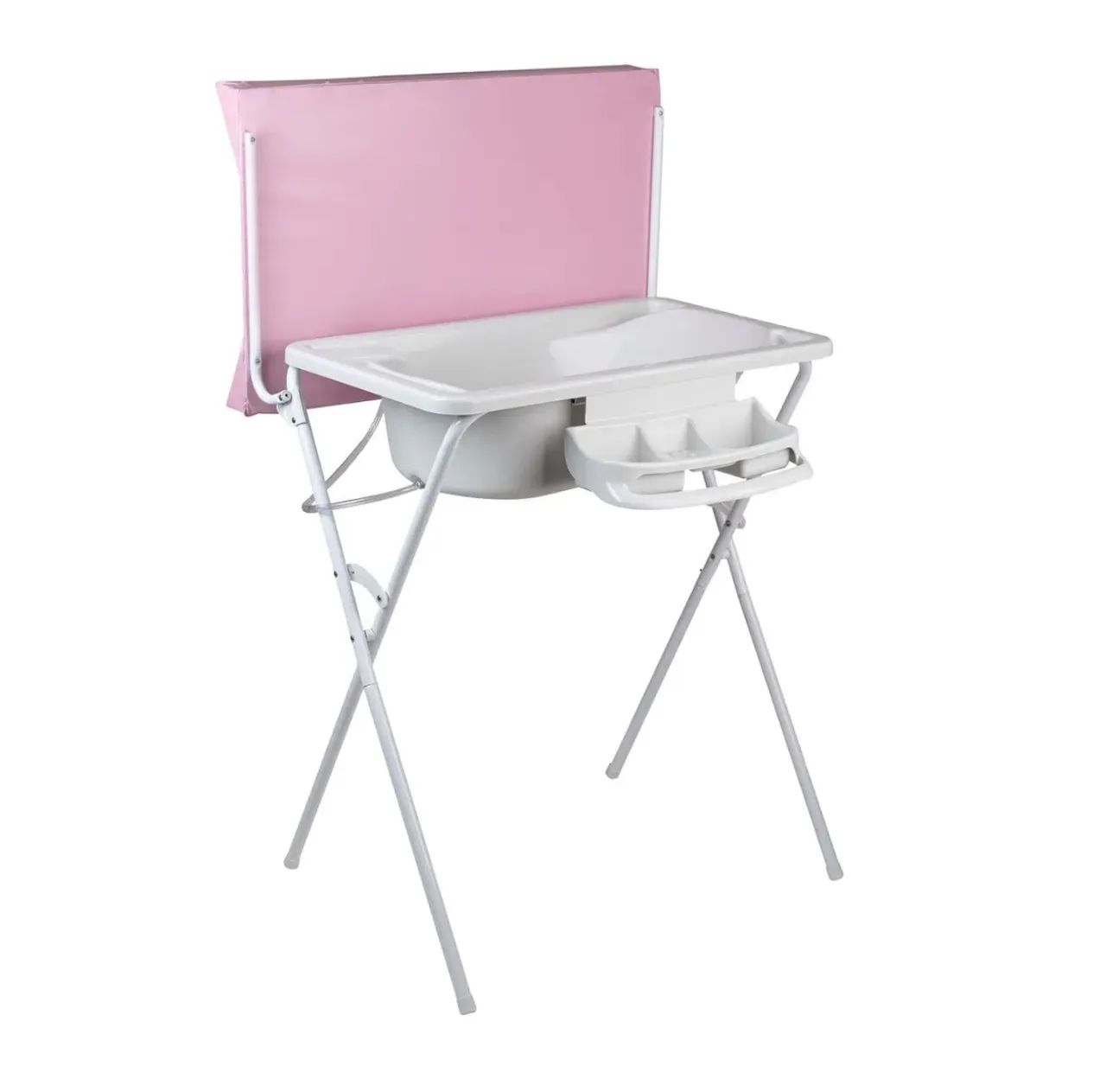 Banheira Luxo com suporte dobrável, trocador e saboneteira  - Foto 2