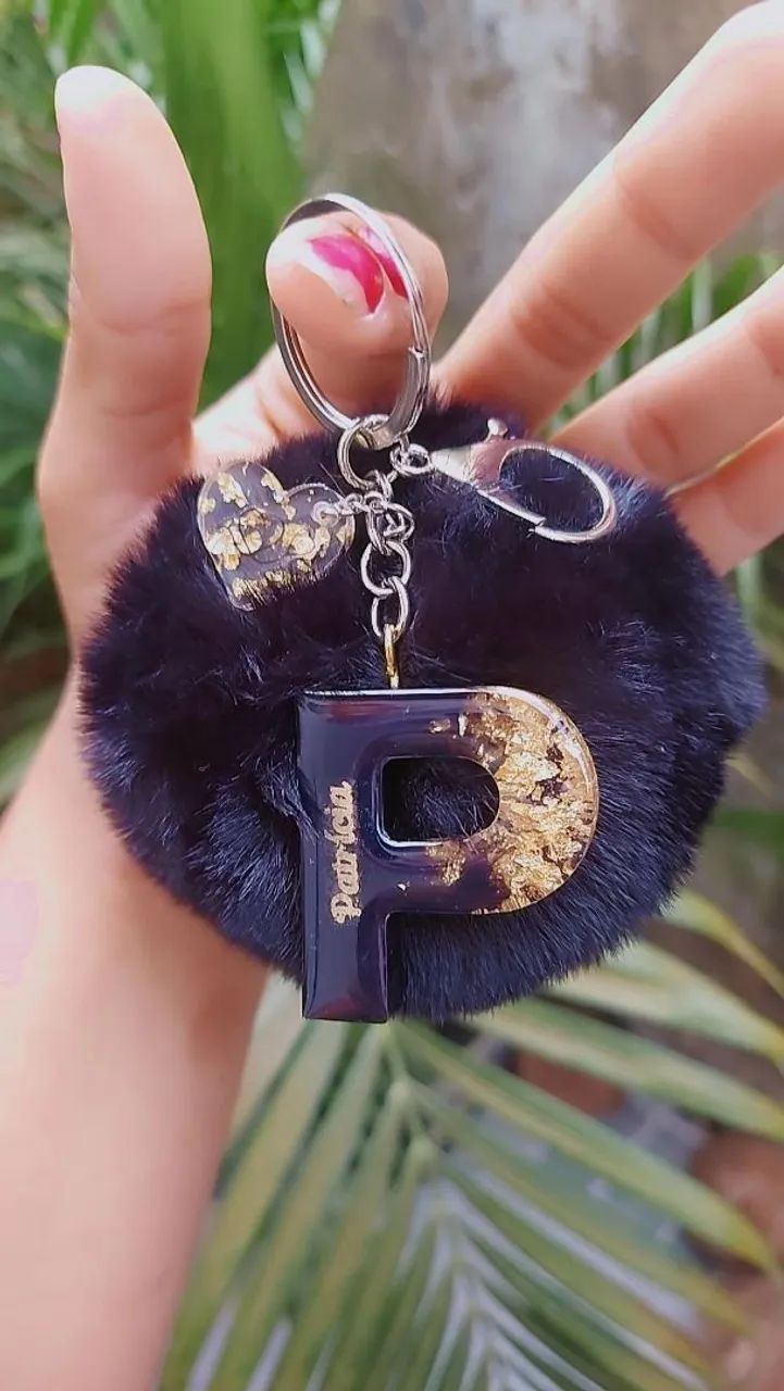 Chaveiro personalizado pompom - Foto 2