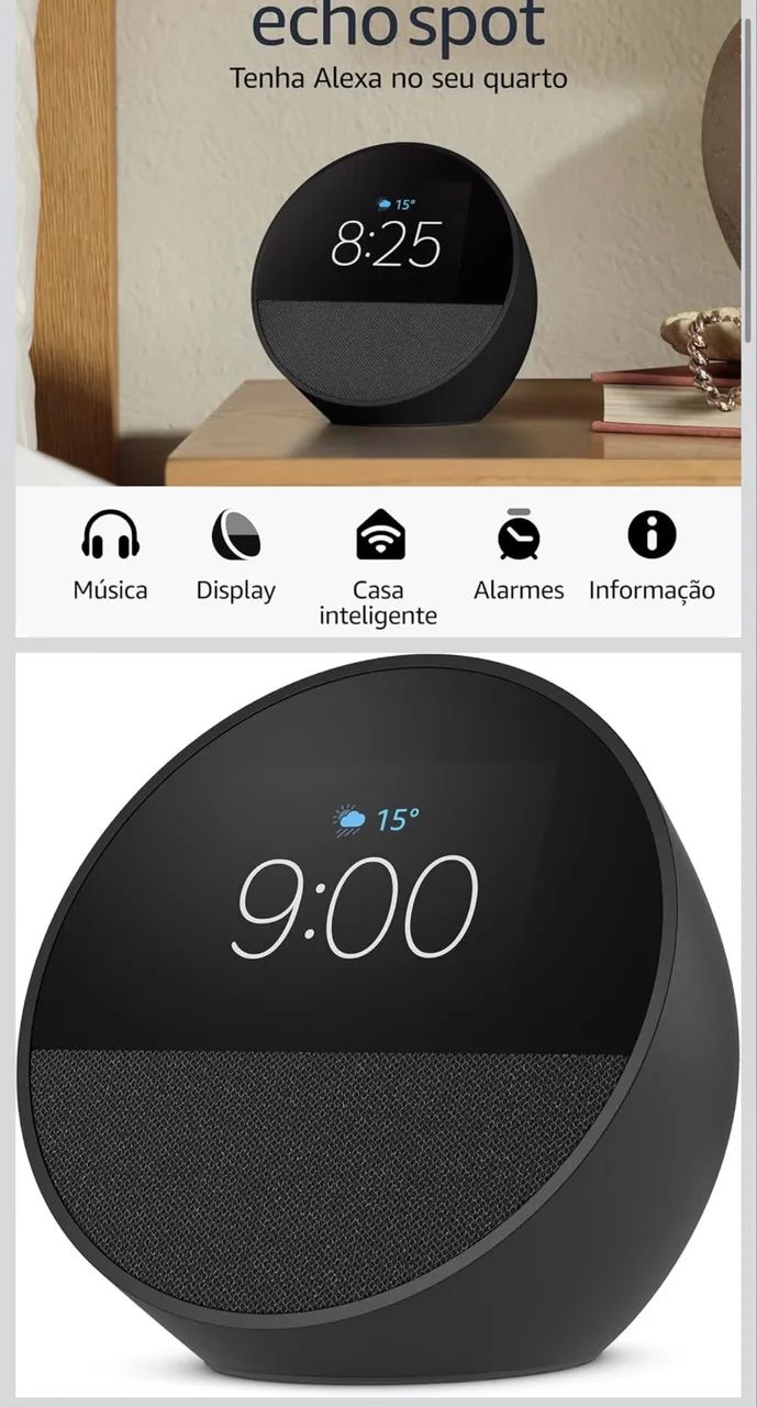 Alexa com relógio - Foto 3