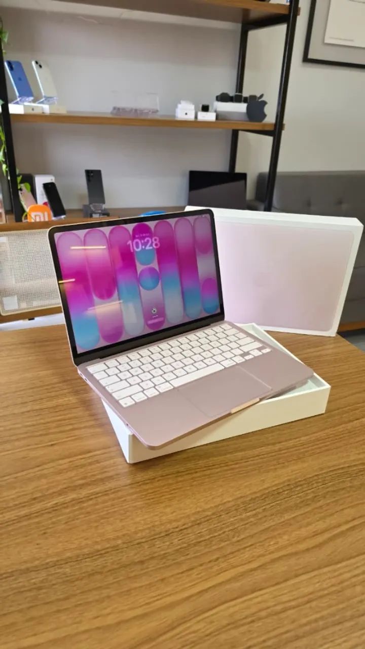 MacBook Neo 8GB 256GB Rosa - Completo, impecável c/ garantia