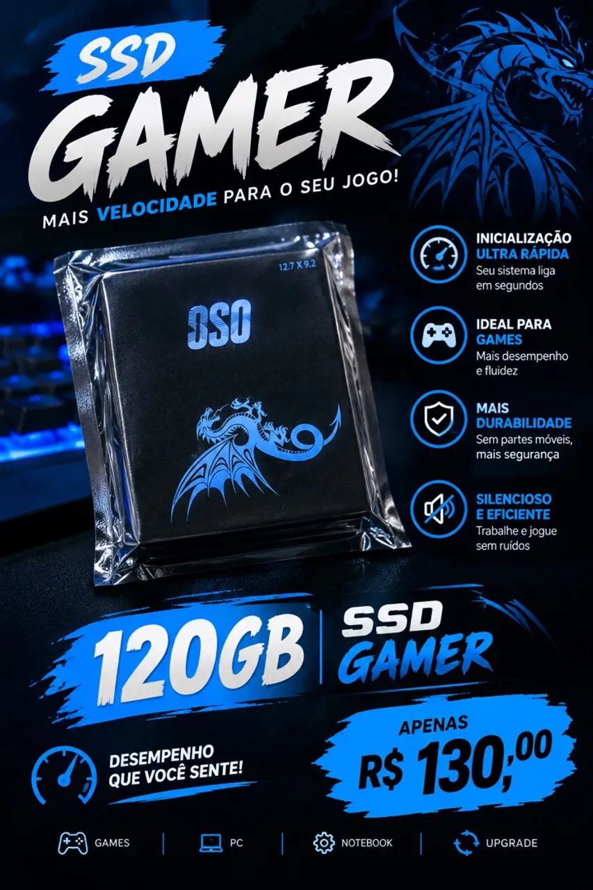 SSD SATA GAMER-DRAGON