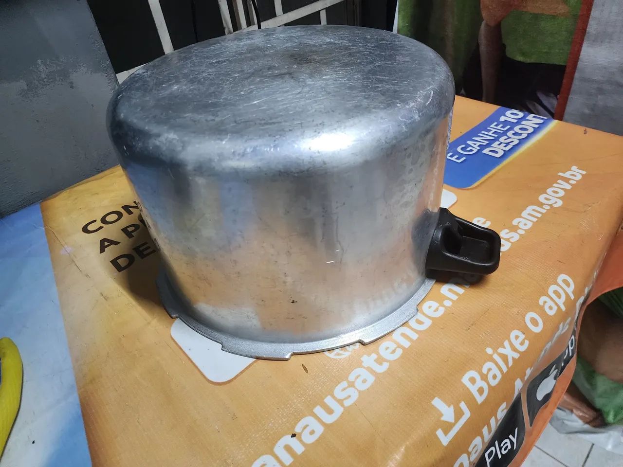 PANELA DE PRESSAO INDUSTRIAL 18L COM ALÇA - Foto 4