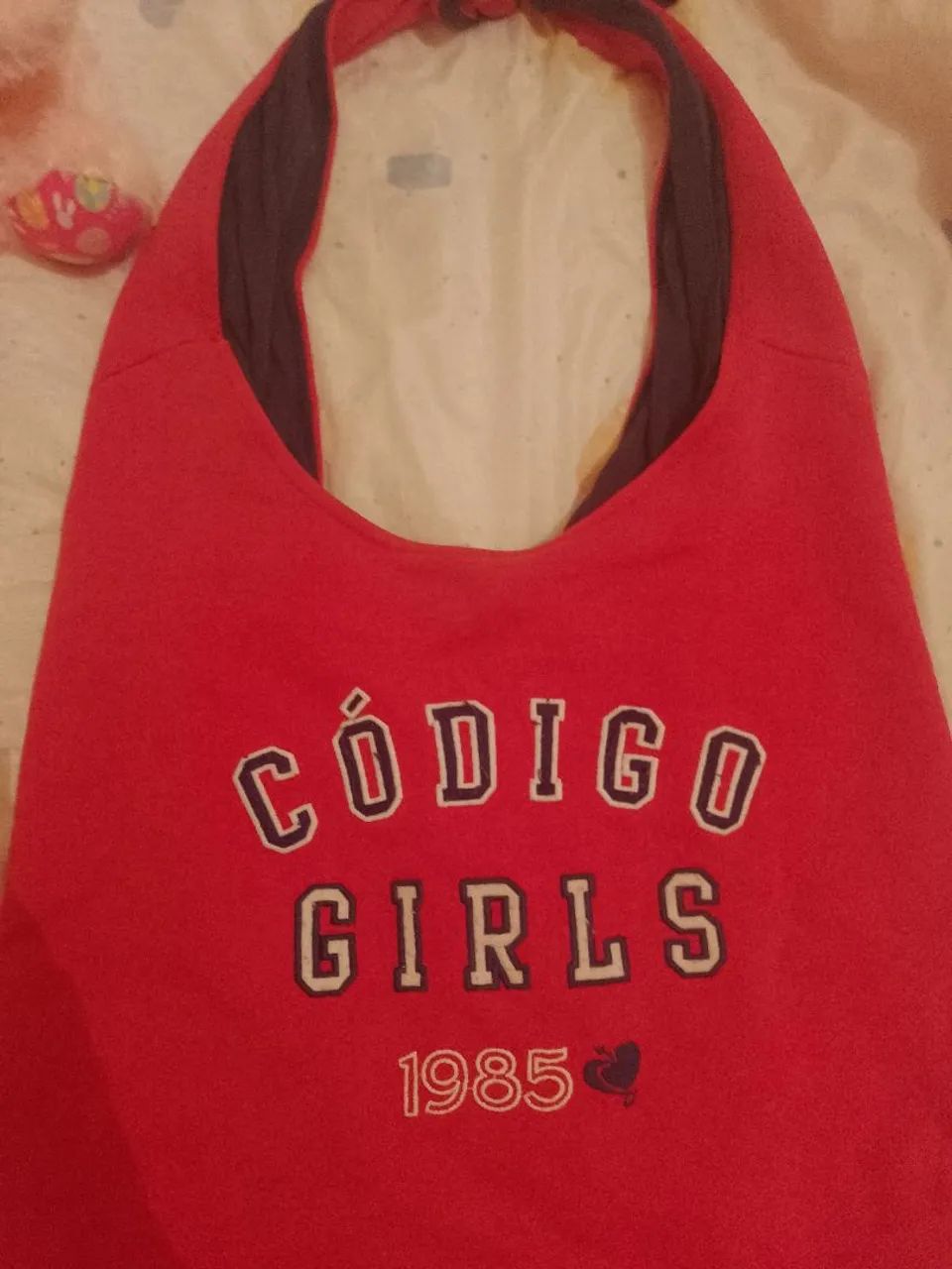 Bolsa vermelha Código Girls 1985