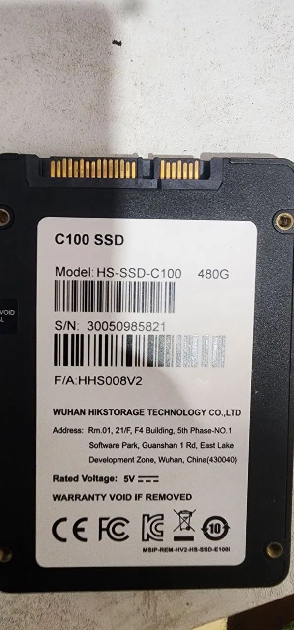 SSD sata 480GB