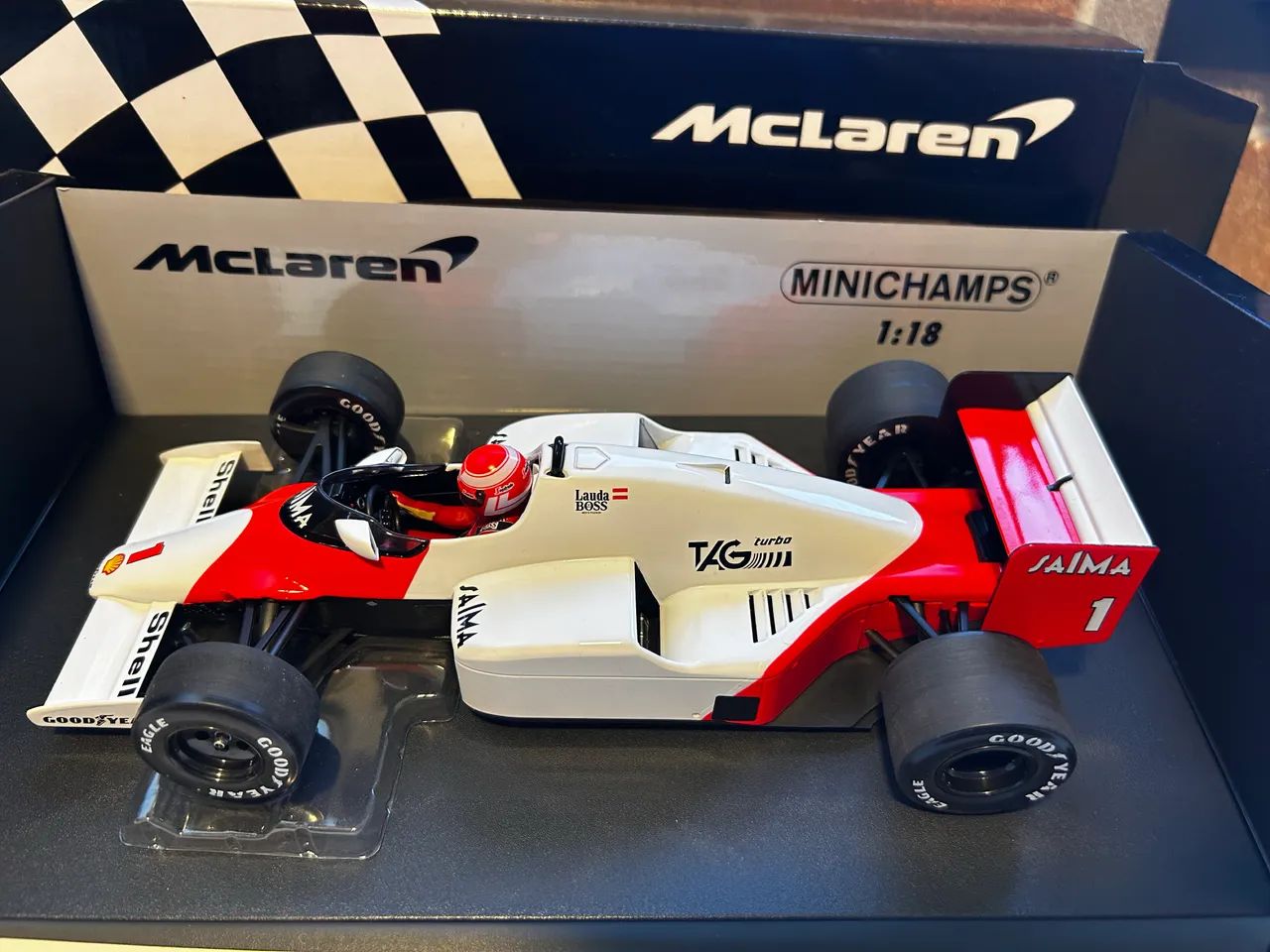 MINICHAMPS - 1/18 McLAREN TAG MP4/2B N. LAUDA 1985 (Limited Edition 350 pcs.) - Foto 3