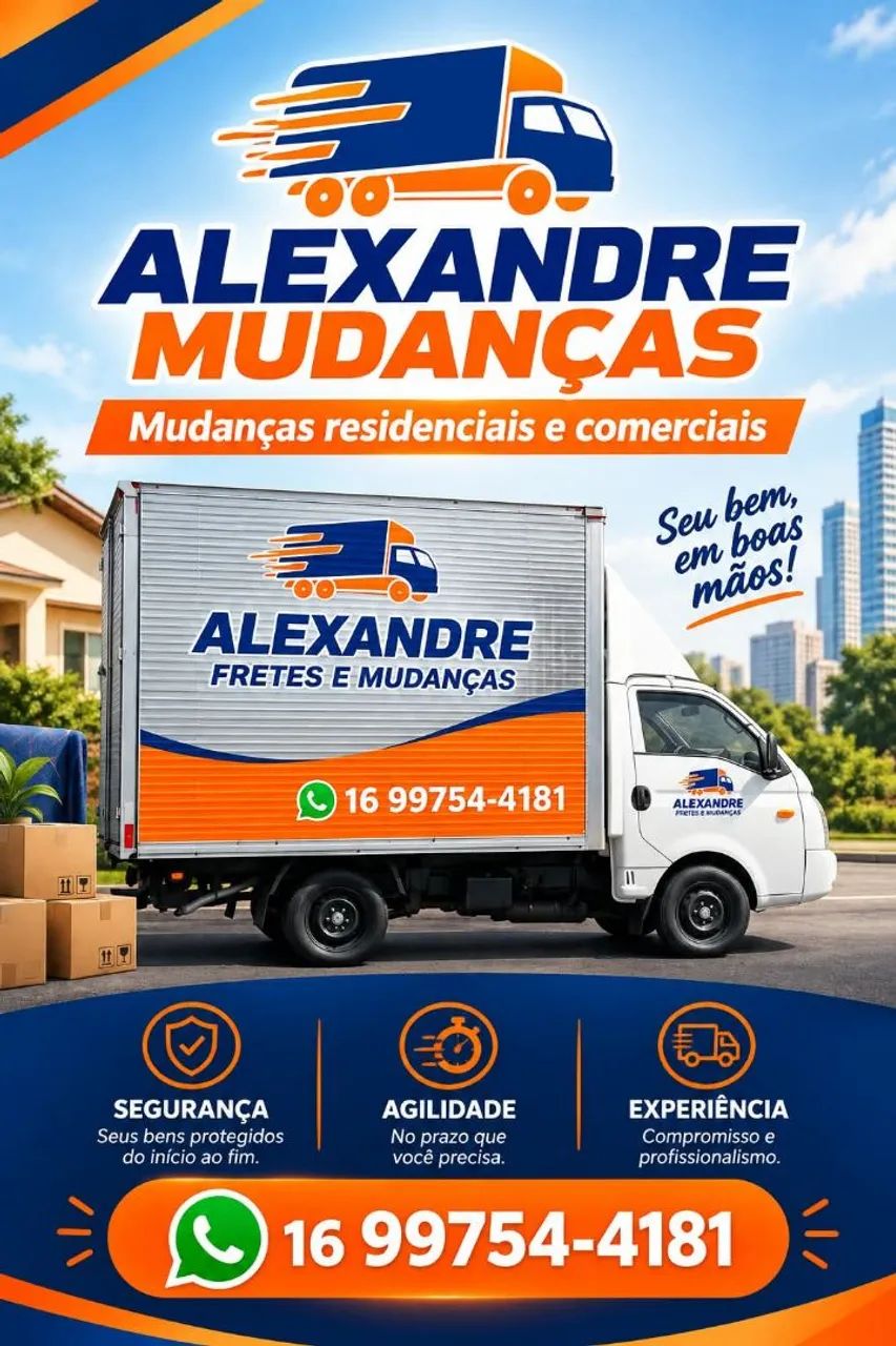 Mudanças fretes