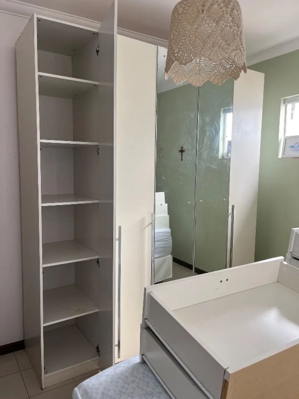 Guarda-roupa 5 portas com Espelho  - Foto 3