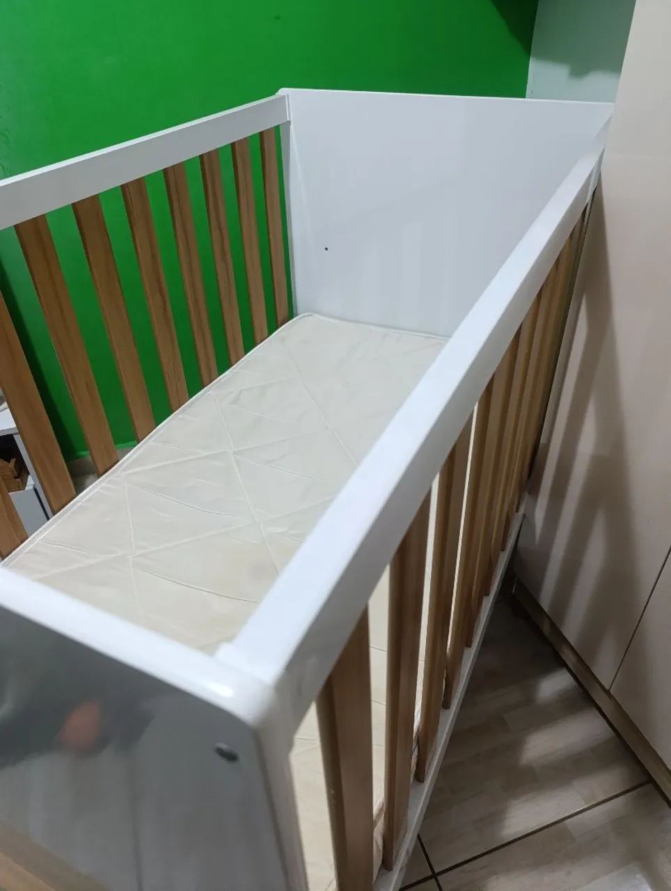 Berço 5 em 1 semi-novo. Interessados chamar no chat ou no whatsapp *92 - Foto 3