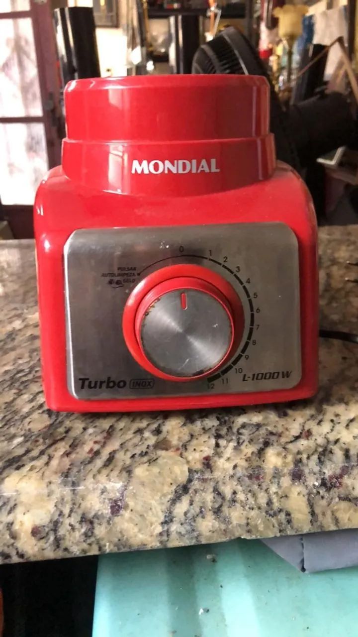 Base de Liquidificador Mondial Turbo Inox L-1000W 127V