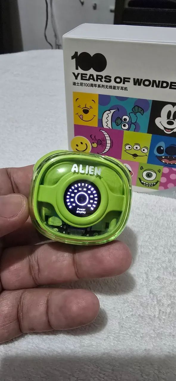 Fone de ouvido Bluetooth do Alien do Toy Story original  - Foto 2