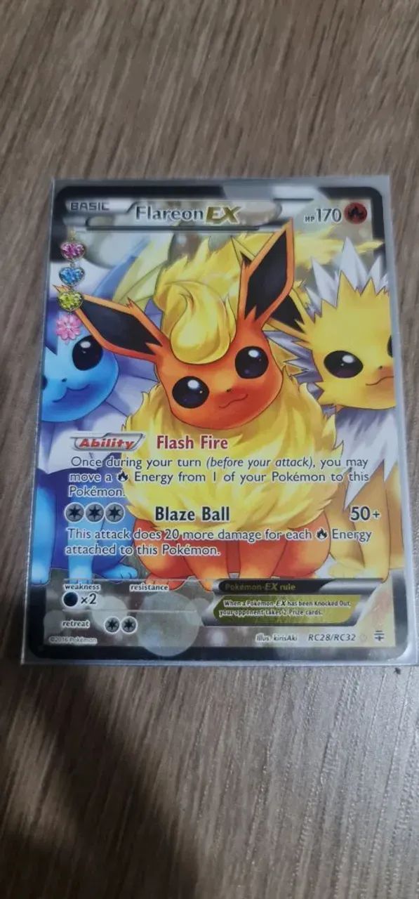 Pokémon TCG - Flareon-EX RC28/RC32 (Americano) - Hobbies e