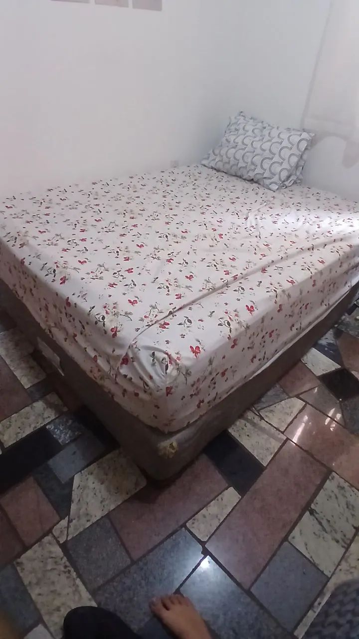 Cama Box Casal Probel Molas Ensacadas + Brinde Lençóis