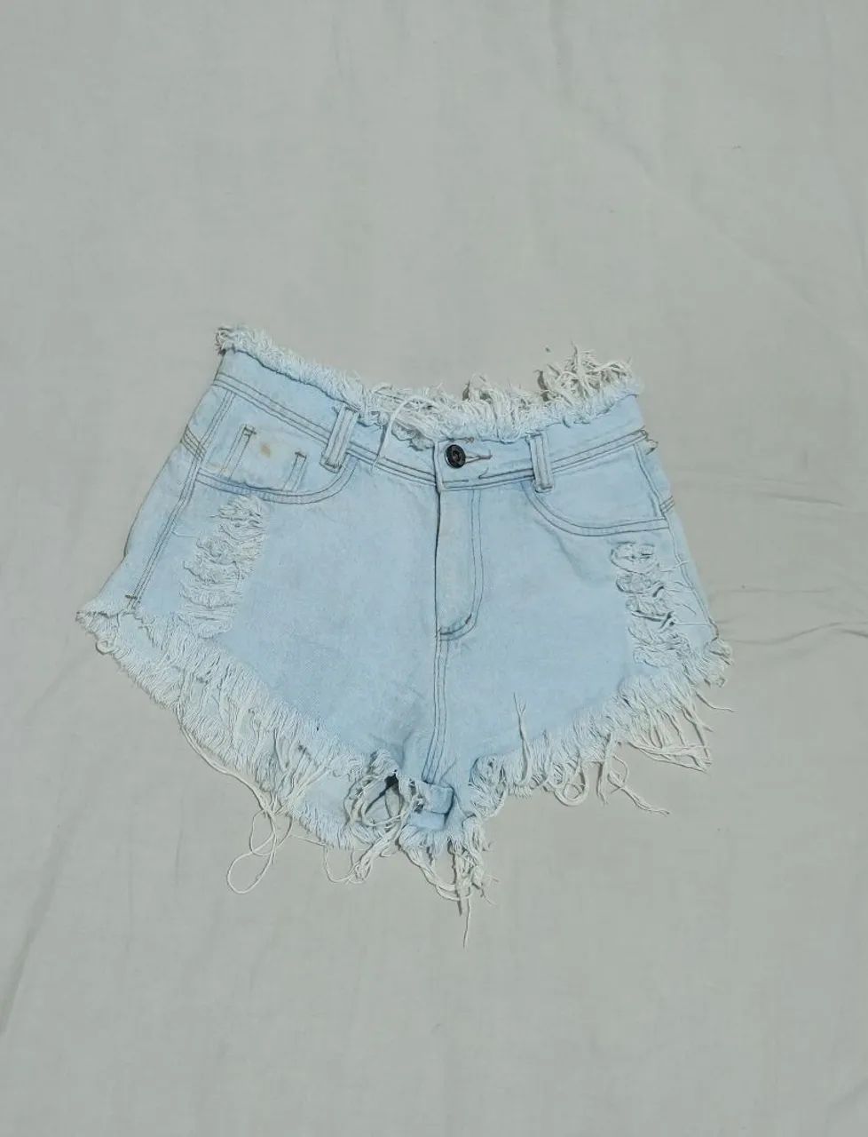 Lote/kit de shorts e saia jeans - Foto 4