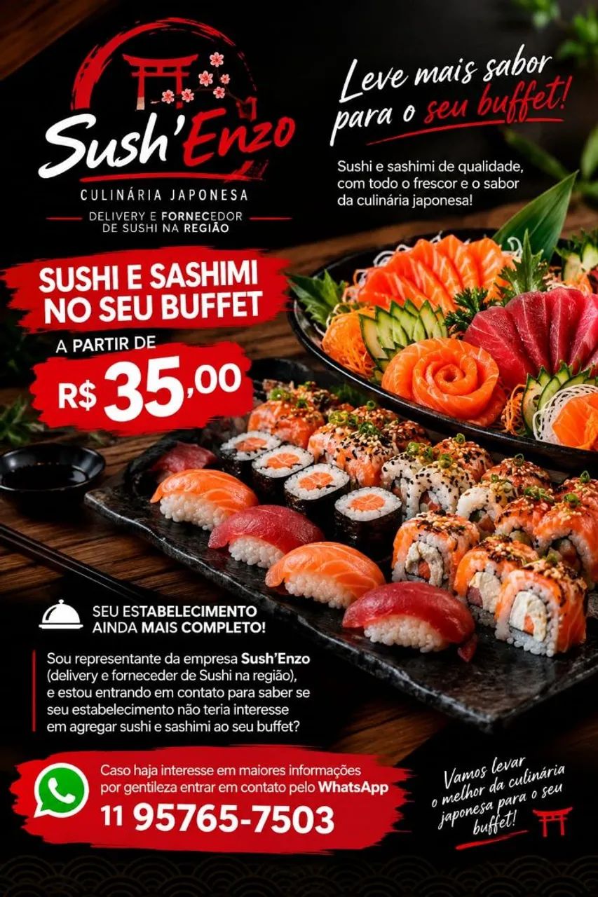 Faço sushi para seu buffet eventos só chama  - Foto 2