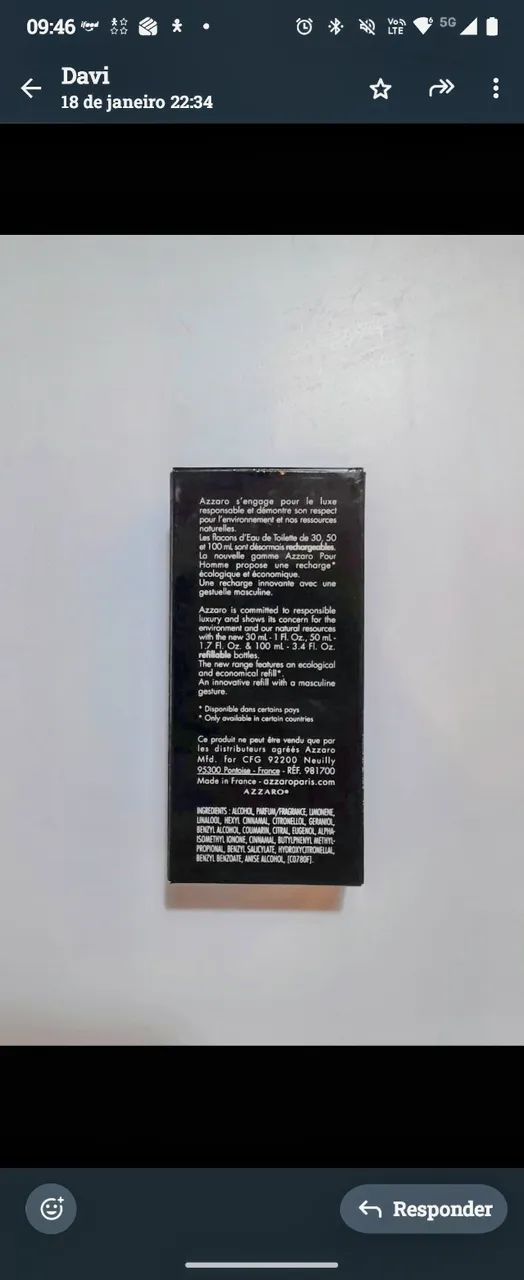 Perfume Azarro - Foto 3