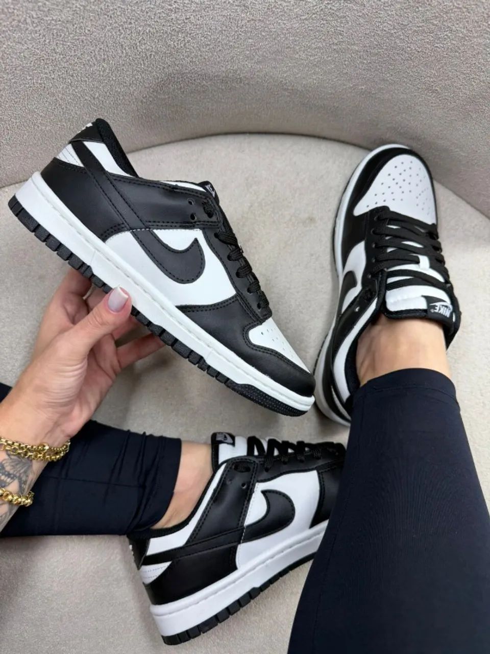 Tenis Nike Sb Dunk low Marrom  - Foto 5