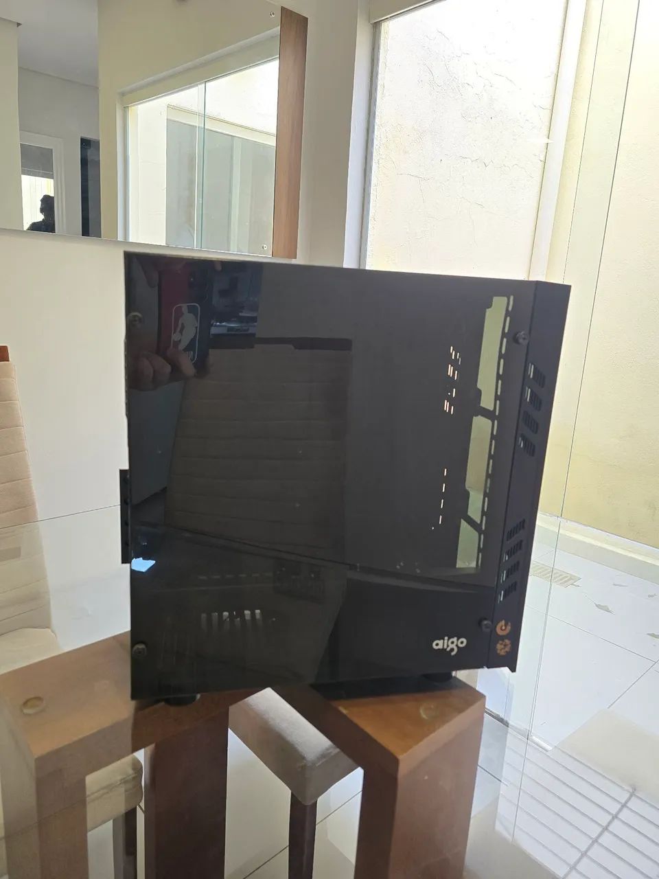 Gabinete gamer Aigo black technology mini - Foto 2
