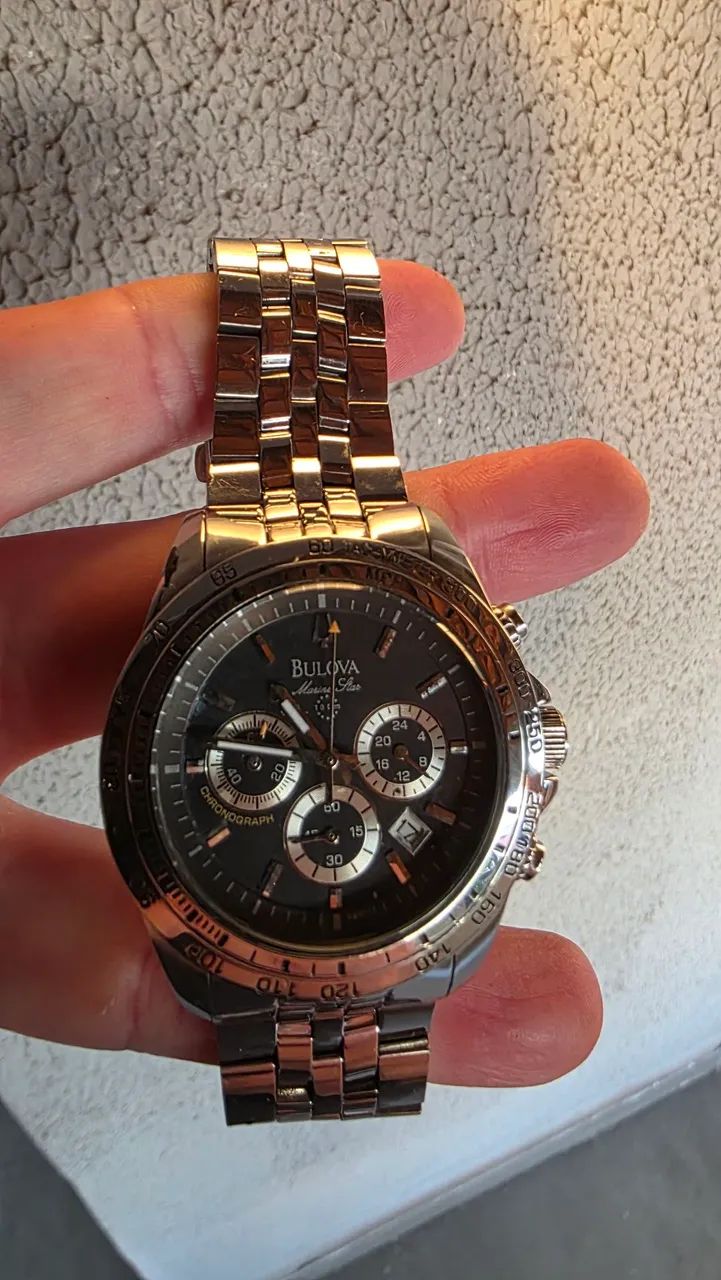 Relogio Bulova Marine star original impecável 