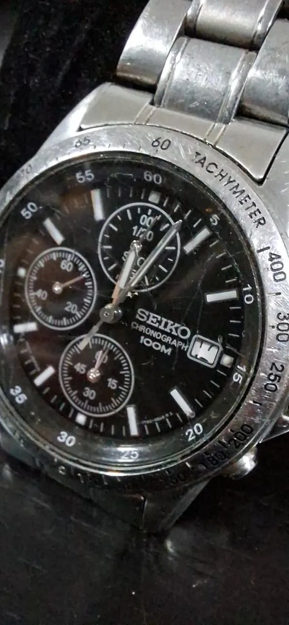 RELOGIO CHRONOGRAPH 804532 100m -made japan/ - Foto 4