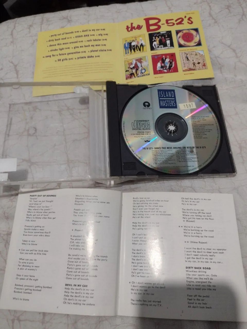 CD The B-52s - Dance This Mess Around - versão japonesa + obi