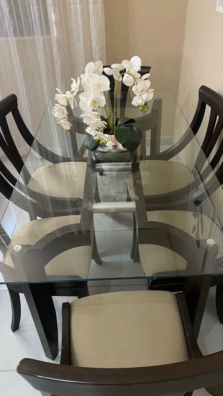 Mesa de jantar com 6 cadeiras - Foto 2