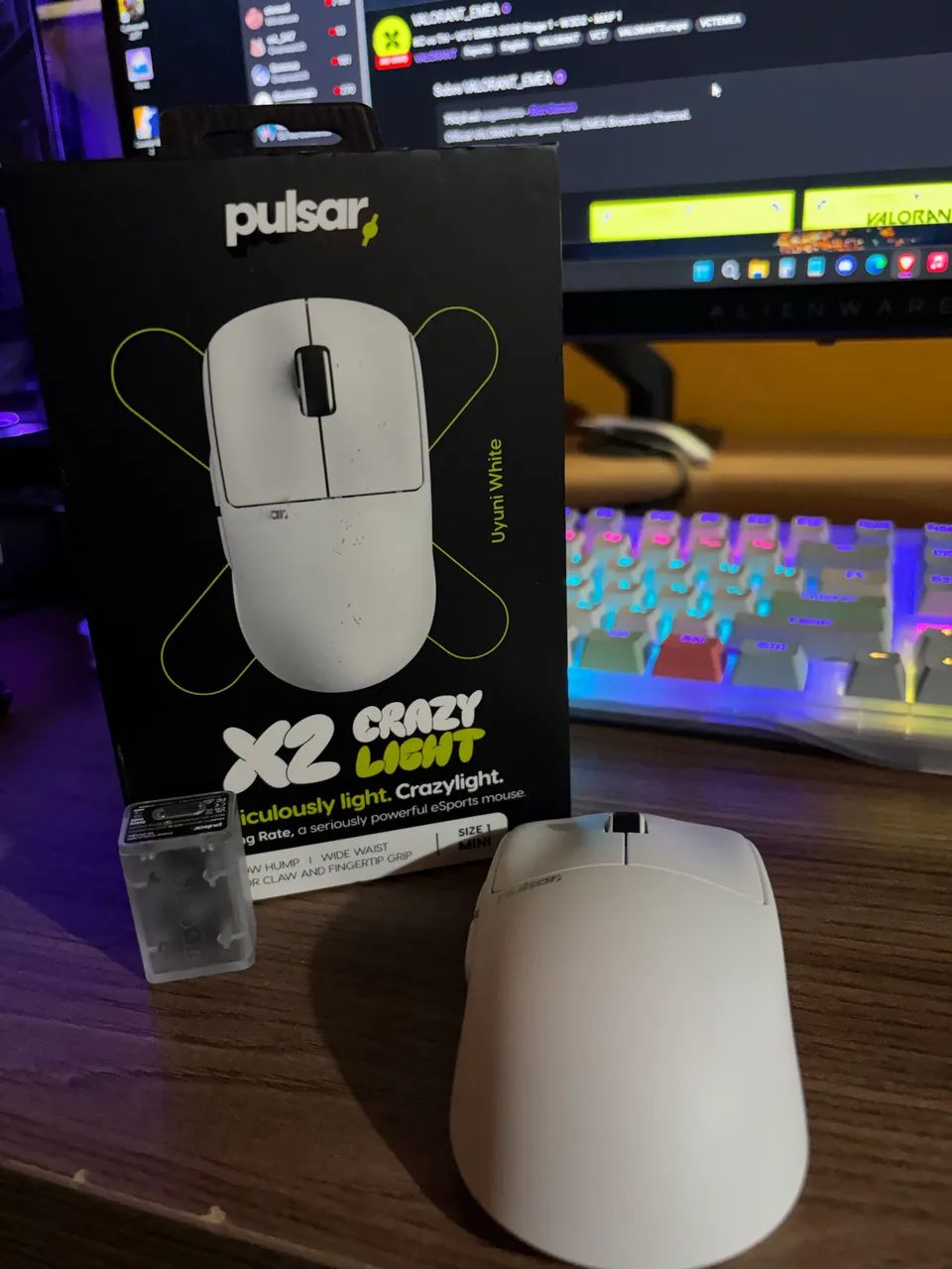 Pulsar x2 crazylight mini branco - Periféricos e Acessórios de