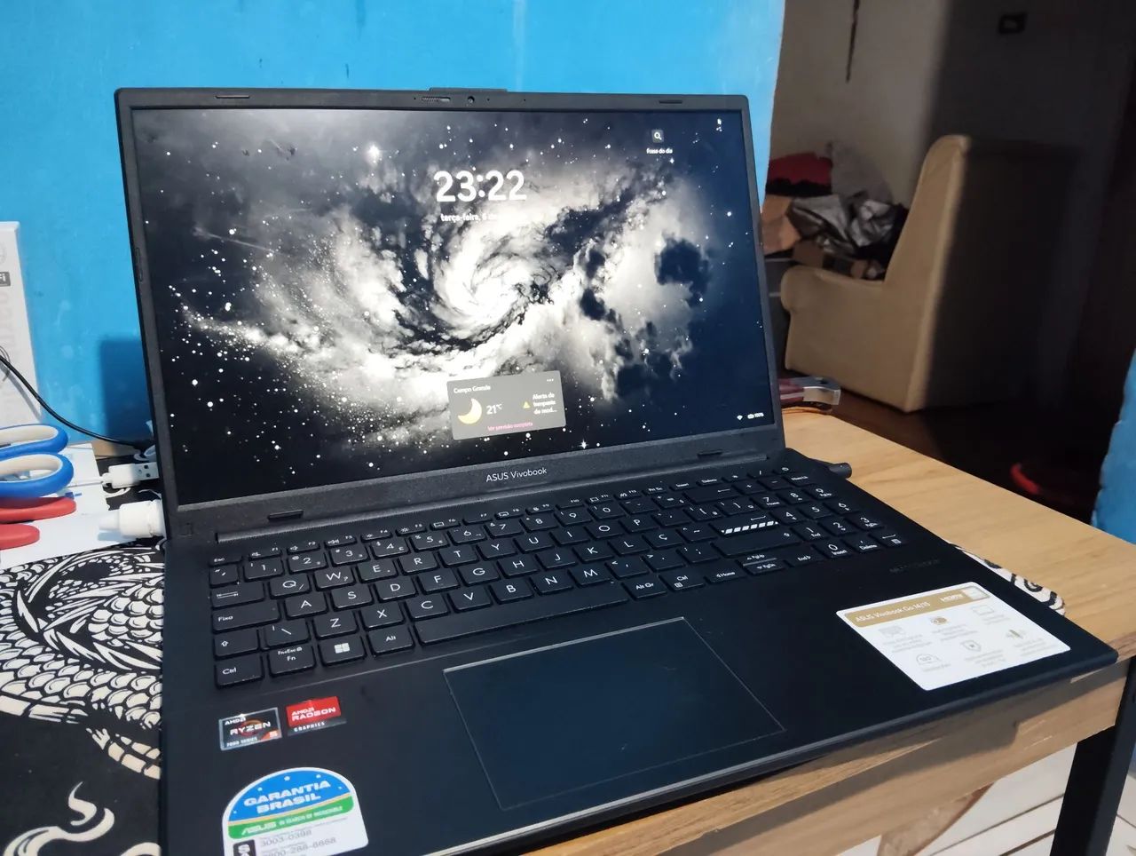 Notebook Asus Vivobook GO 15 16gb ram 512gb ssd - Foto 2