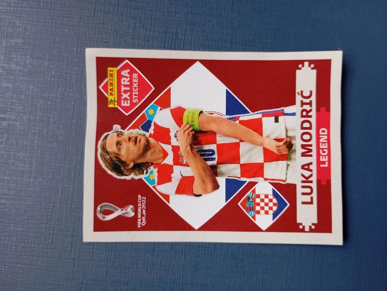 Extra sticker bordô CR7 e Modric copa 2022 - Foto 5