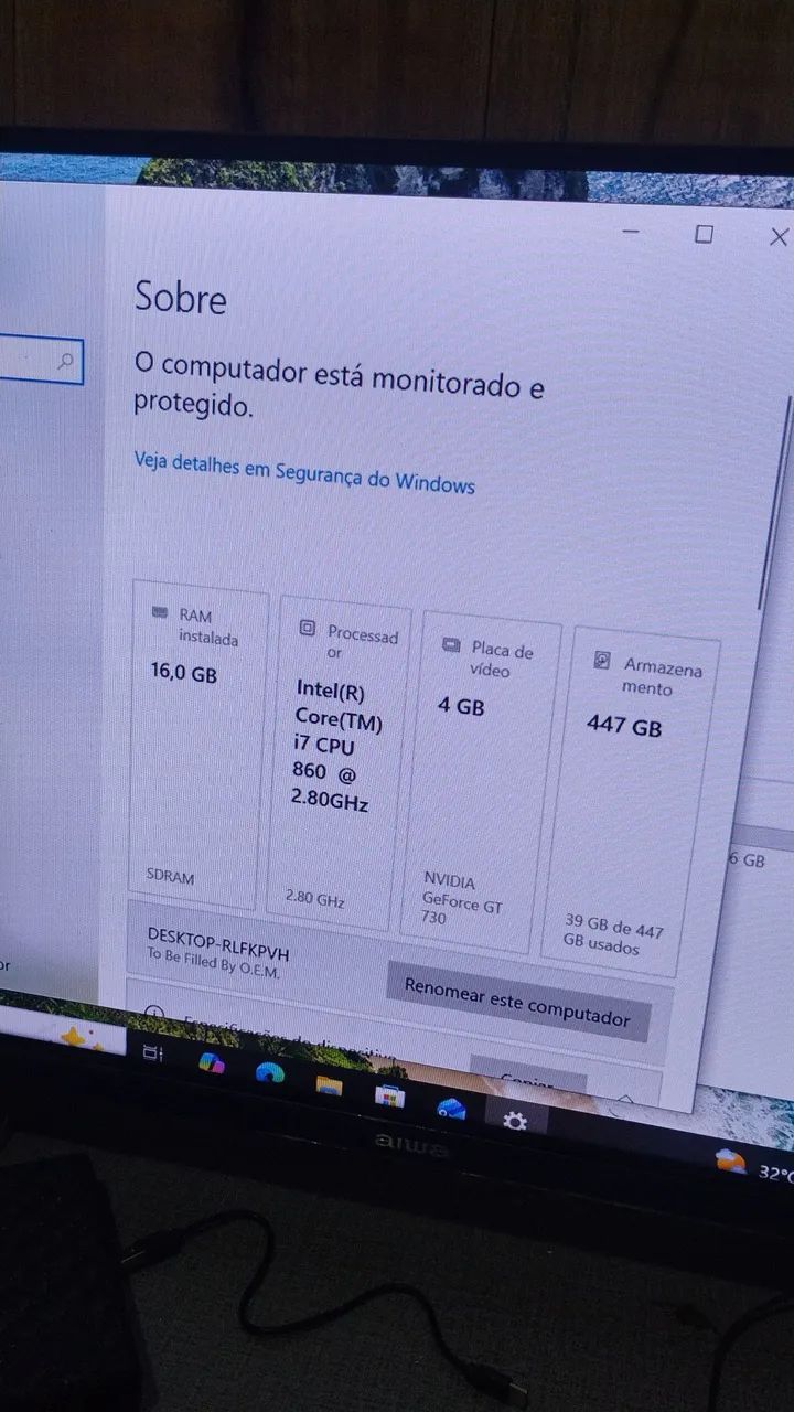 Computador PC i7 + 16GB RAM + GT 730 4GB + SSD 480GB - Foto 3