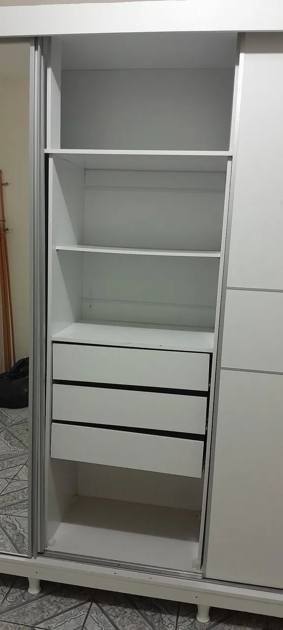 Guarda Roupa Grande Branco - Foto 4