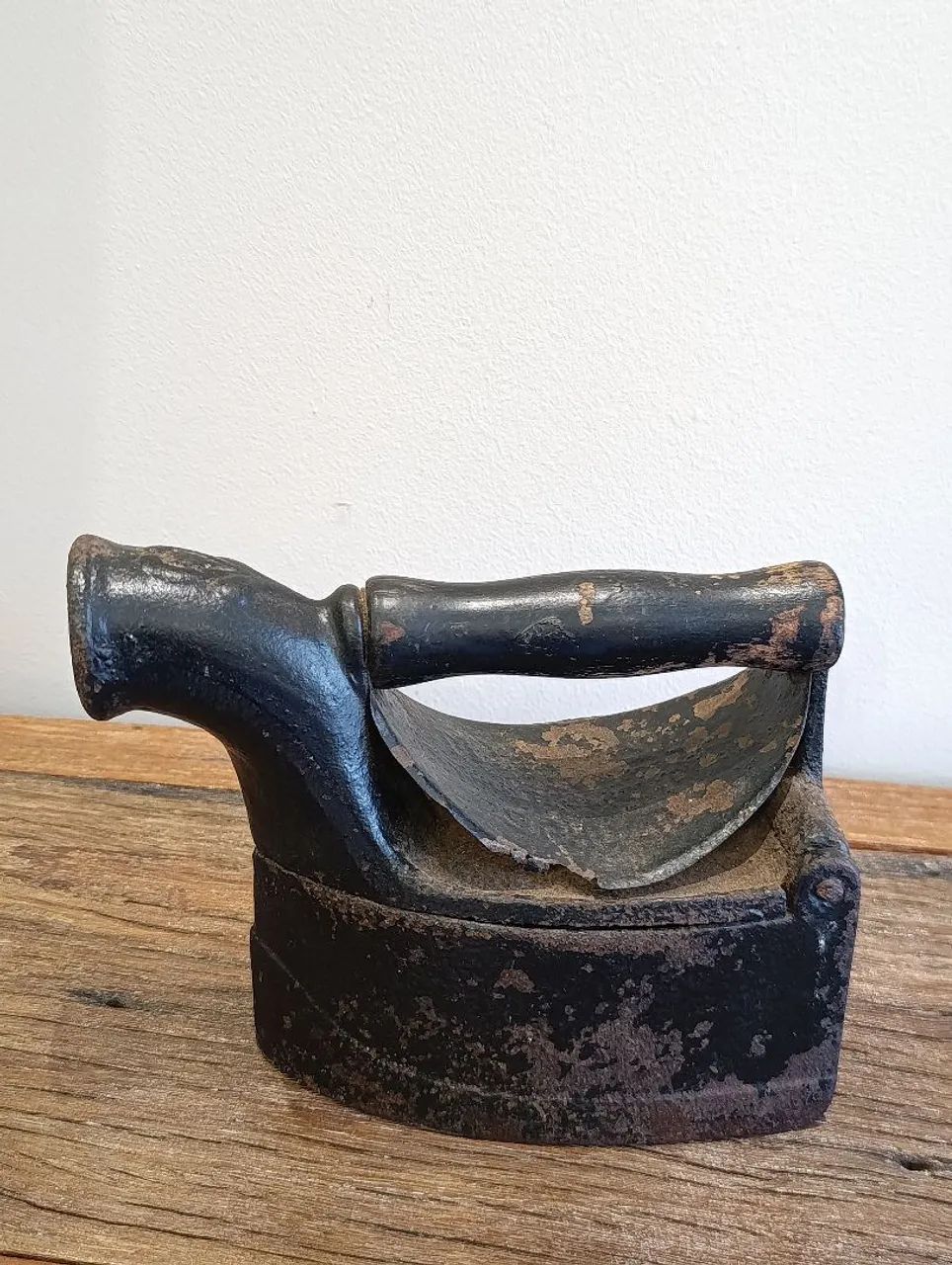 Ferro a brasa chaminé antigo 