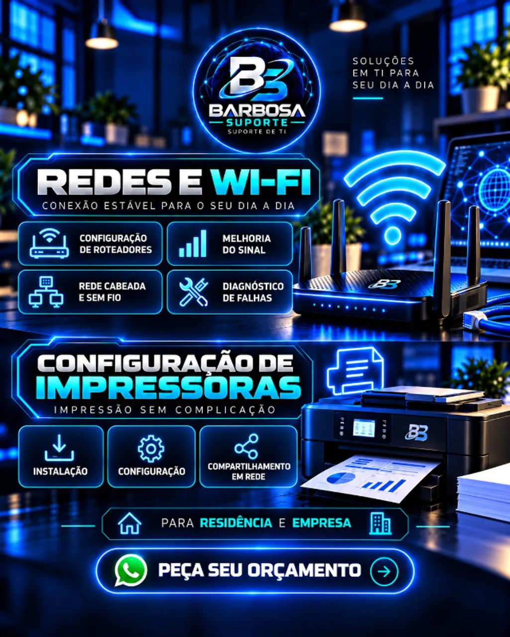 Suporte de TI | Manutenção, Formatação, Redes e Informática em BH - Foto 4