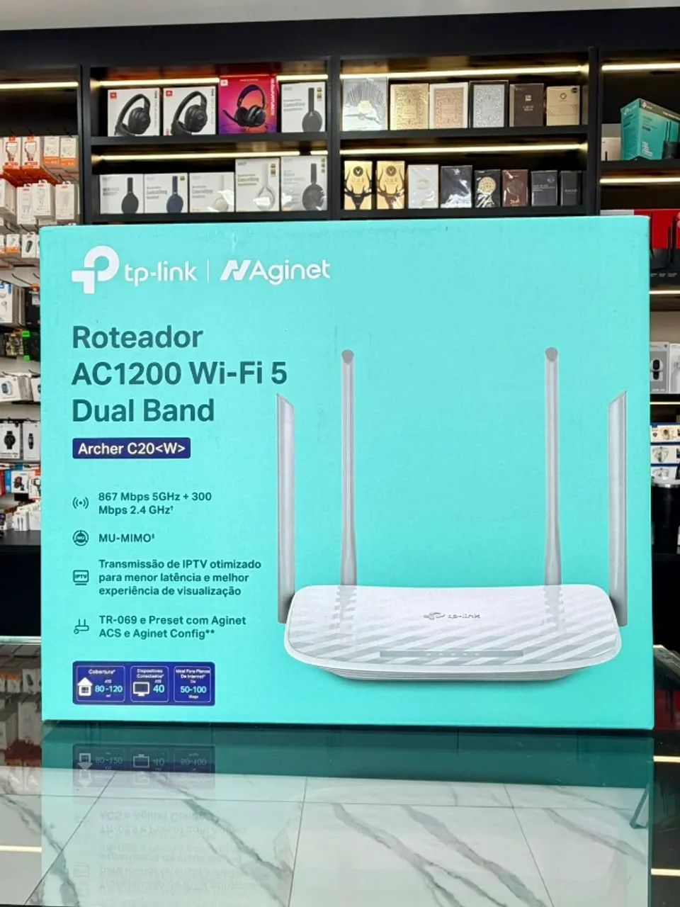 Roteador TP-Link Archer C20W AC1200 Dual Band 