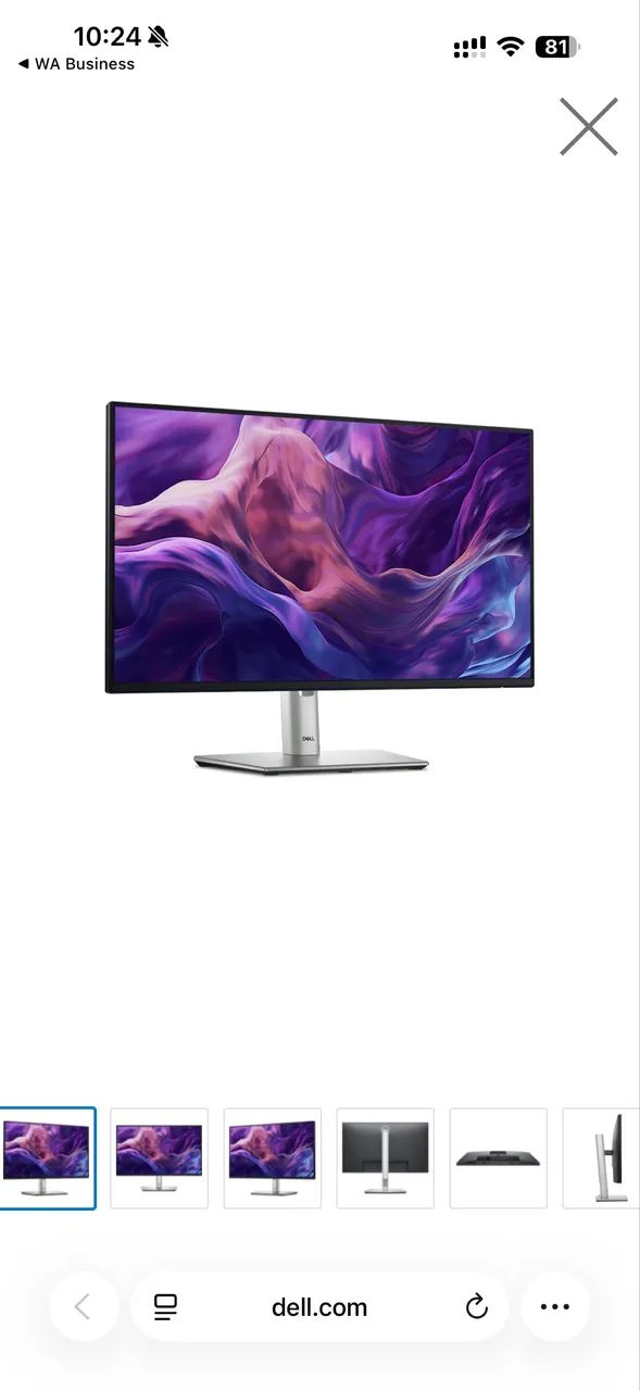 Monitor Dell 24 polegadas novo na caixa 