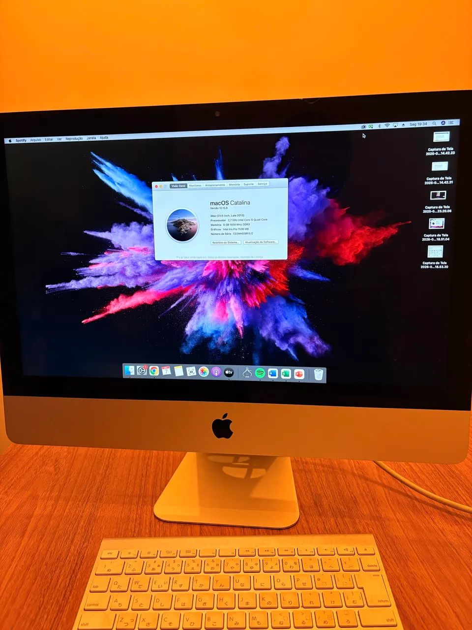 iMac 21,5 2013 8GB de RAM e SSD 256GB - Computadores e Desktops