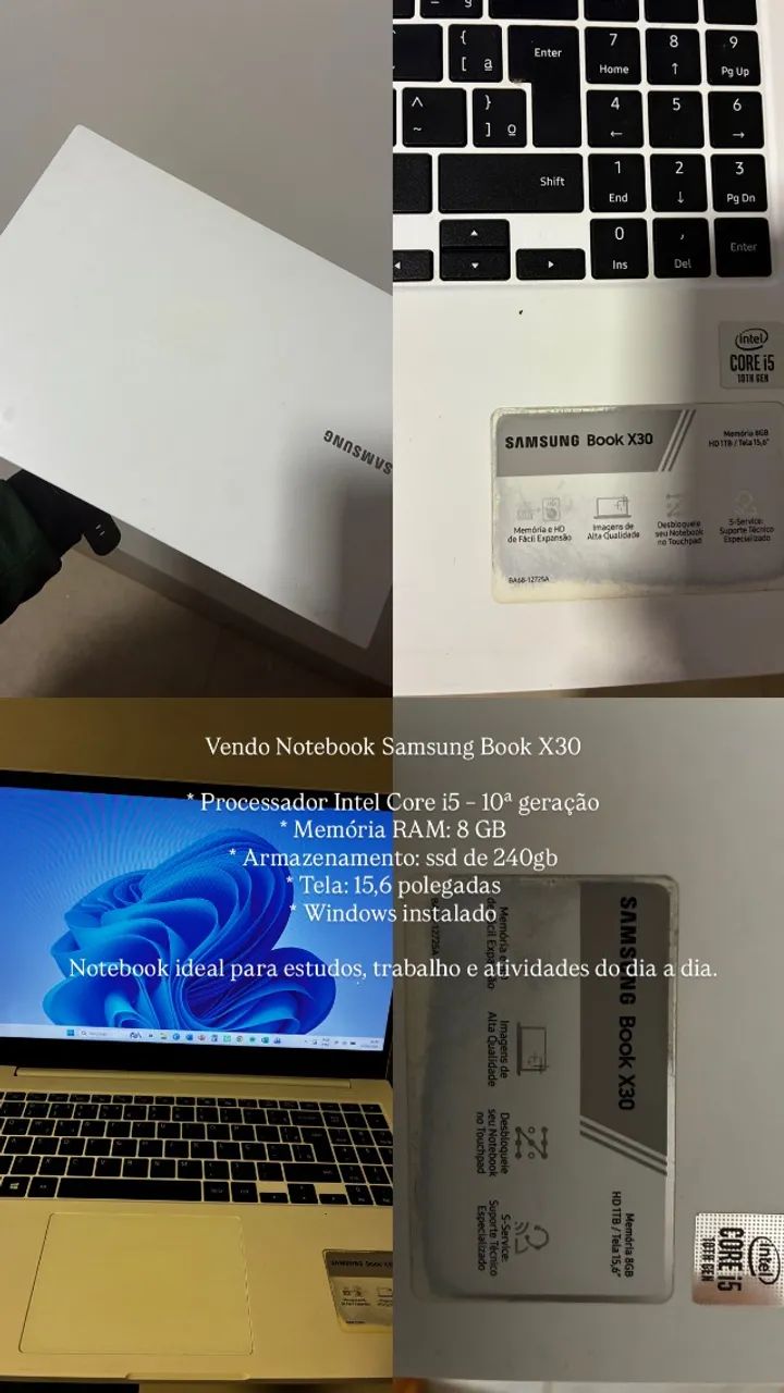 Notebook Samsung x30