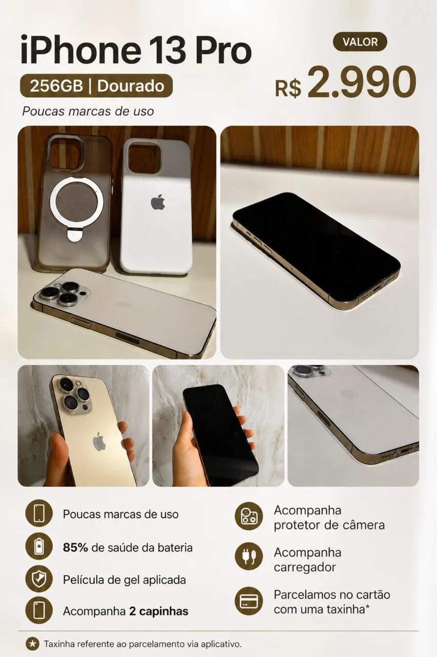 Iphone 13pro Semi-novo - Foto 2