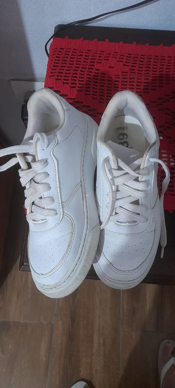 Tênis N39 WAVE couro Branco  - Foto 2