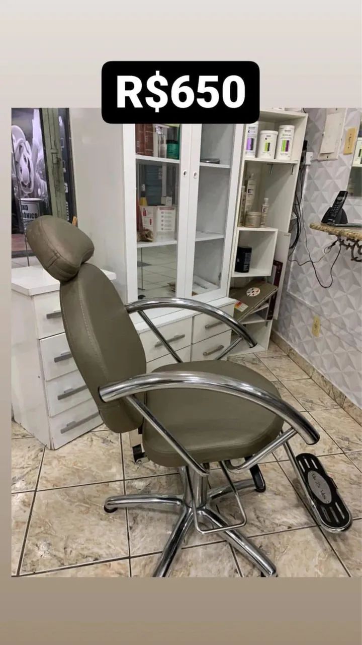 Cadeira de salão de beleza  - Foto 2