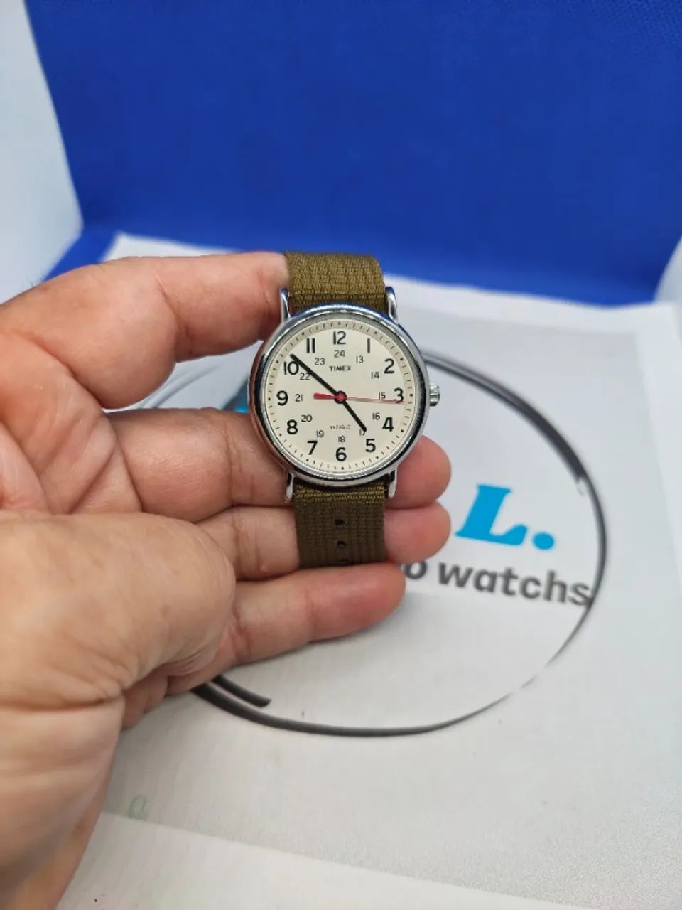 RELOGIO TIMEX INDIGLO NATO
