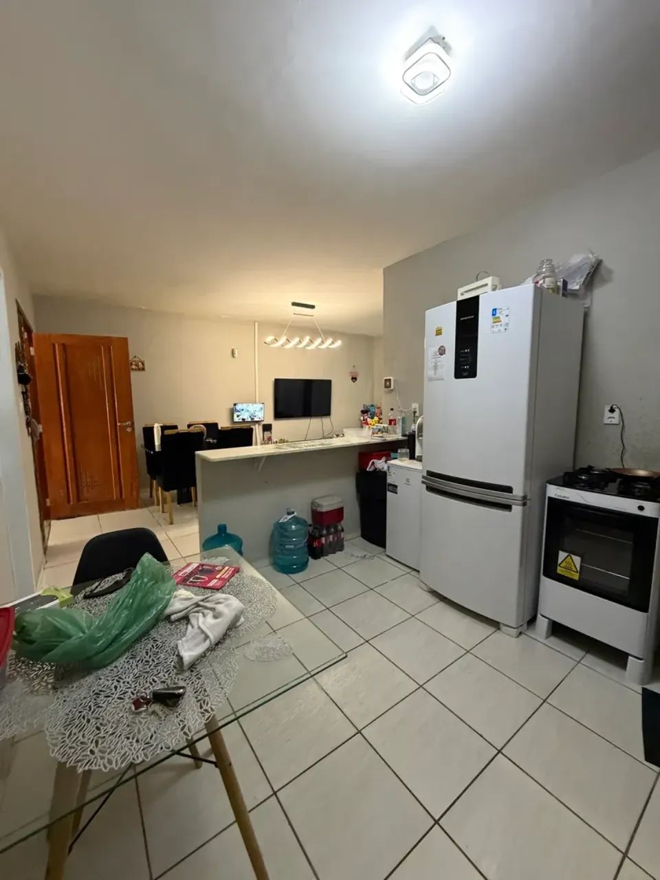 casa plana com quintal - 3 quartos e 2 vagas solta - Foto 4